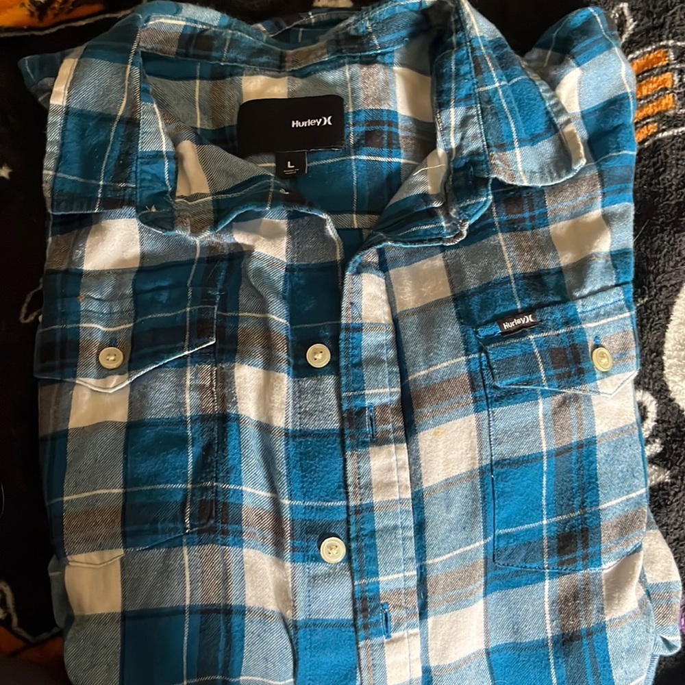 Men’s Hurley long sleeve flannel